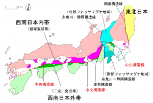 大鹿村中央構造線博物館ホームページより  断層